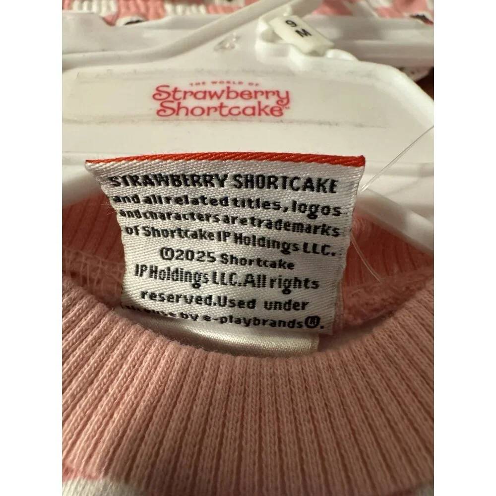 Strawberry Shortcake Infant Girls 2-Piece Top Pants Set 6 Months Pink NEW